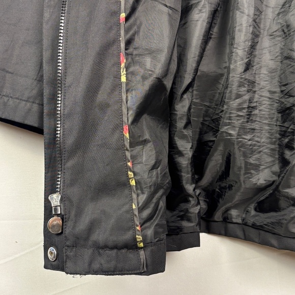 Betsey Johnson Womens Rain Trench Coat Sz S Button & Zip Midi Detective Jacket - Picture 8 of 16